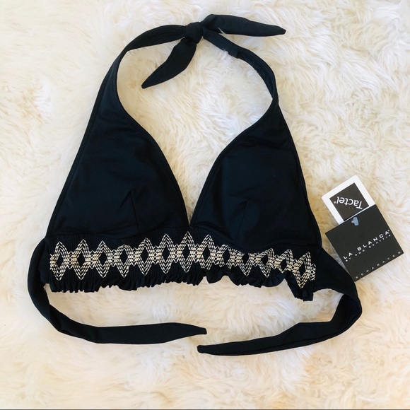 La Blanca Other - 🆕NWT Black La Blanca Bikini Top Size 8